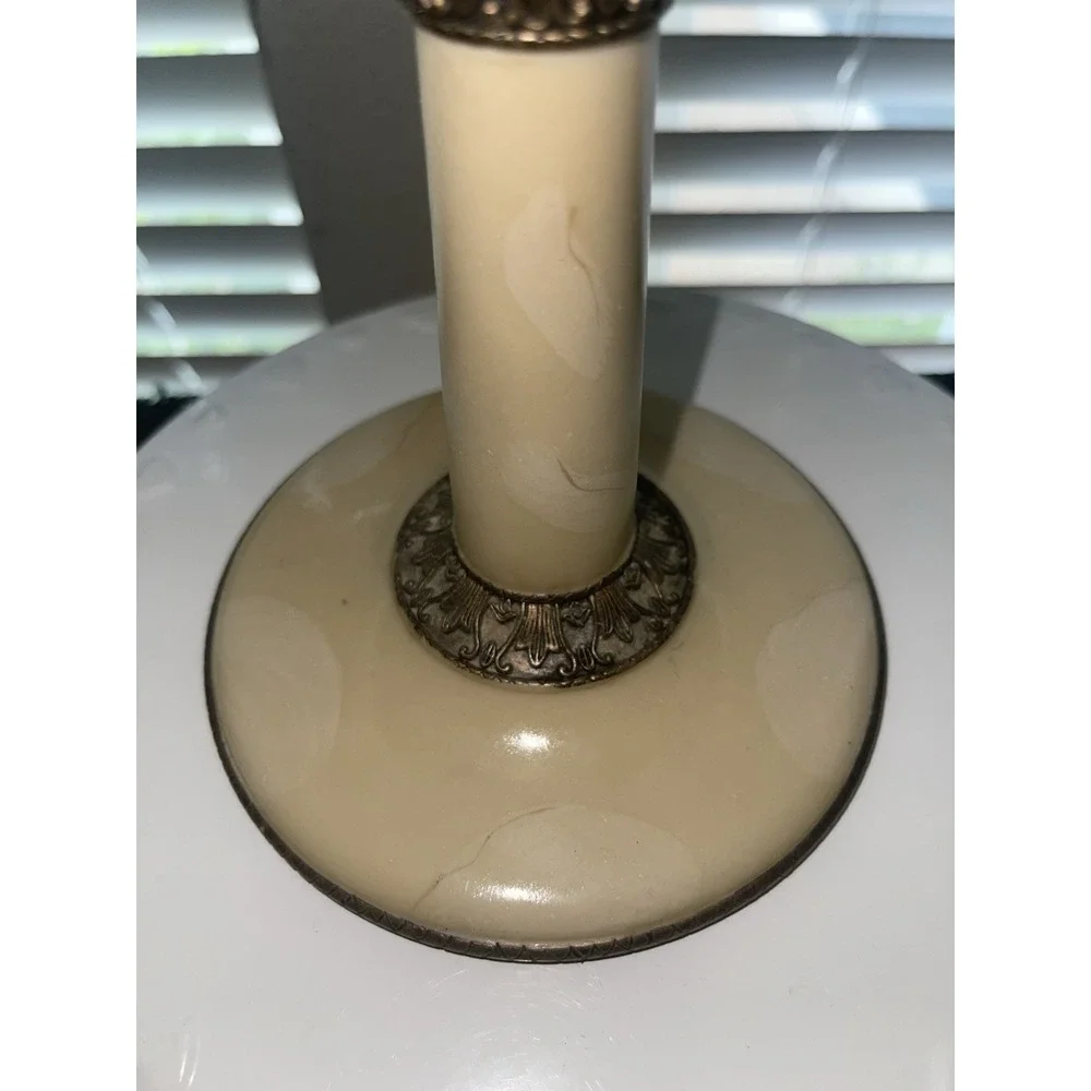 Vintage-Inspired Regency Victorian Standing Vanity Mirror Bronze Enamel